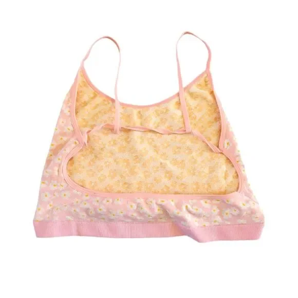 LA Hearts Pacsun Intimates Floral Lounge Crop Top Size Large - Picture 3 of 5